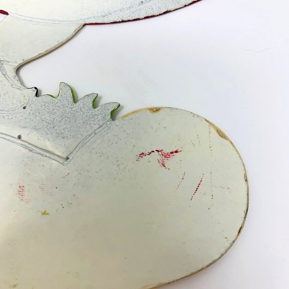 Vintage 1970s Dancing Dutch Couple Wall Hanging Handmade Metal Folk Art - Picture 5 of 8